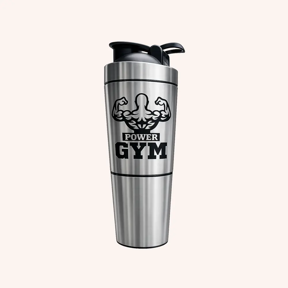Stainless Steel shaker 3 in 1 (600ml)