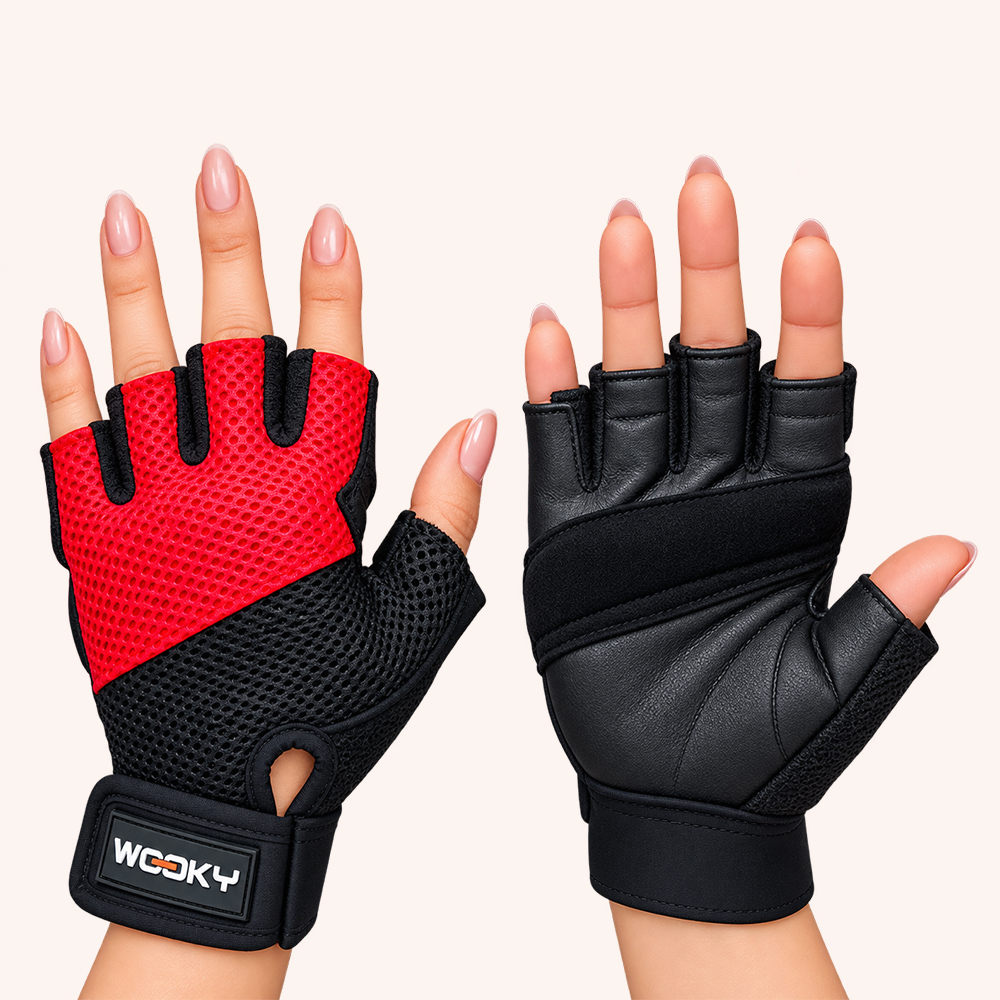 wooky lady glove red